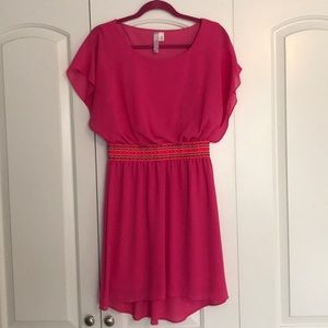 Francesca’s pink dress